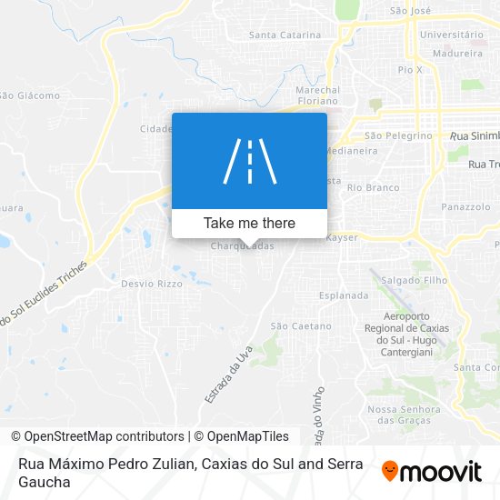 Rua Máximo Pedro Zulian map