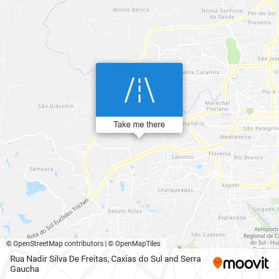 Rua Nadir Silva De Freitas map