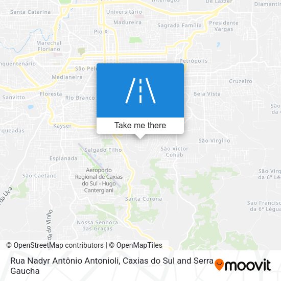 Rua Nadyr Antônio Antonioli map