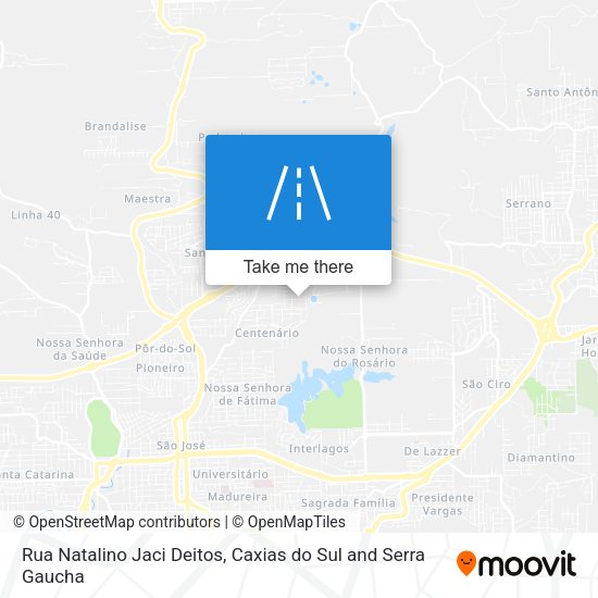 Rua Natalino Jaci Deitos map