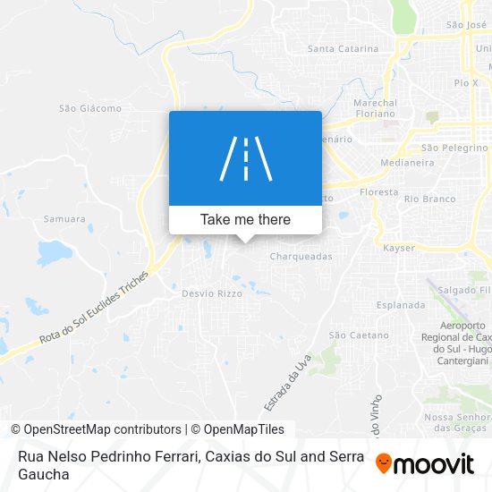 Rua Nelso Pedrinho Ferrari map