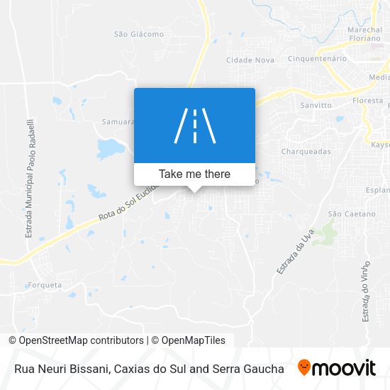 Rua Neuri Bissani map