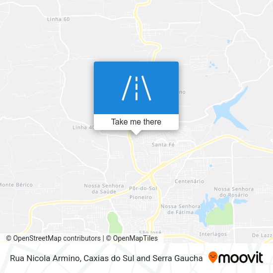 Rua Nicola Armino map