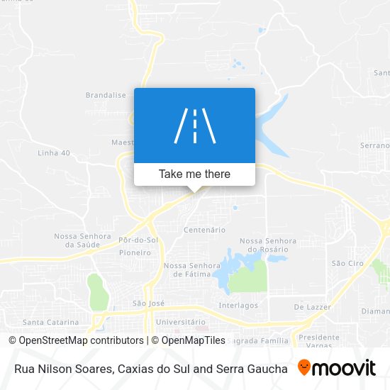 Rua Nilson Soares map