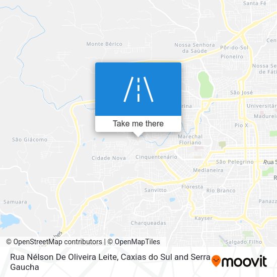 Rua Nélson De Oliveira Leite map