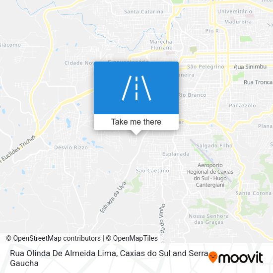 Rua Olinda De Almeida Lima map