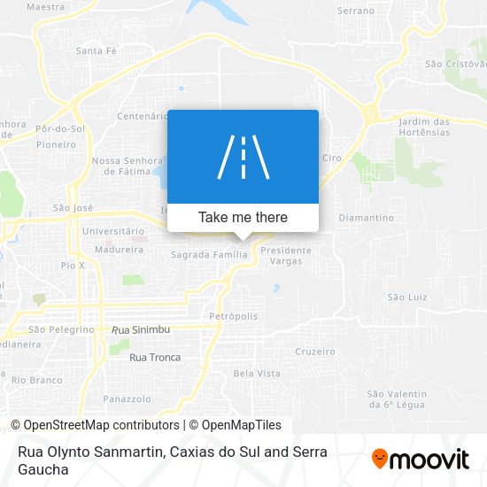 Rua Olynto Sanmartin map