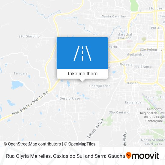 Rua Olyria Meirelles map