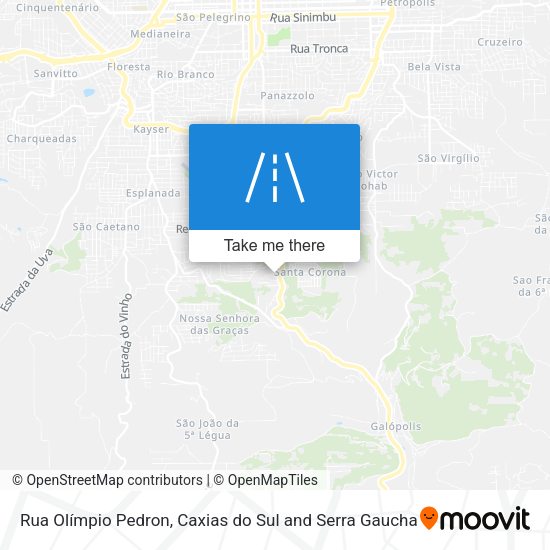 Rua Olímpio Pedron map