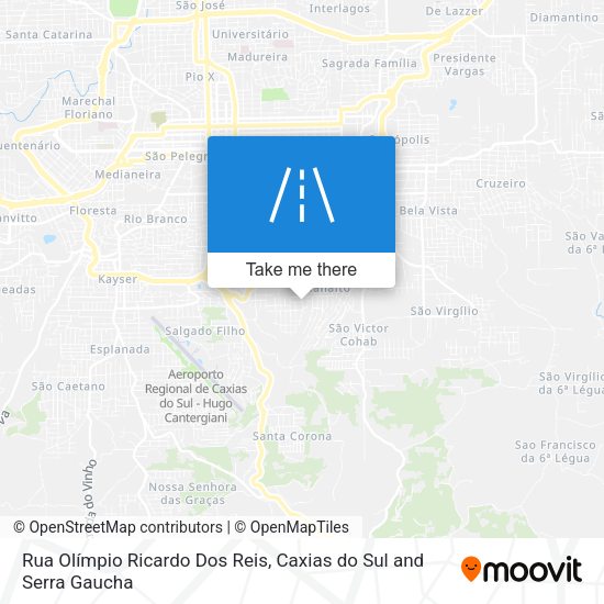 Rua Olímpio Ricardo Dos Reis map