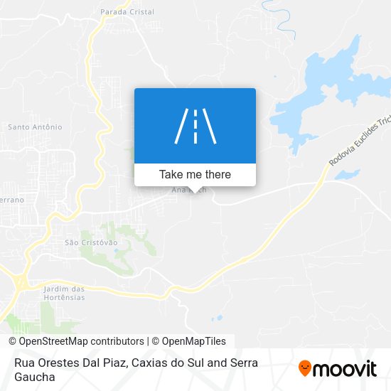 Rua Orestes Dal Piaz map