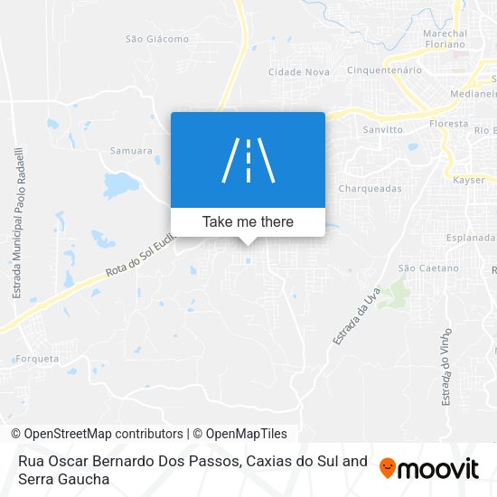 Rua Oscar Bernardo Dos Passos map