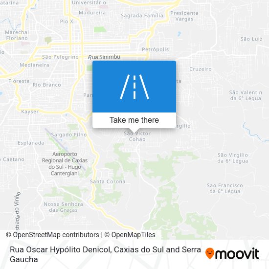 Rua Oscar Hypólito Denicol map