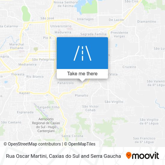 Rua Oscar Martini map