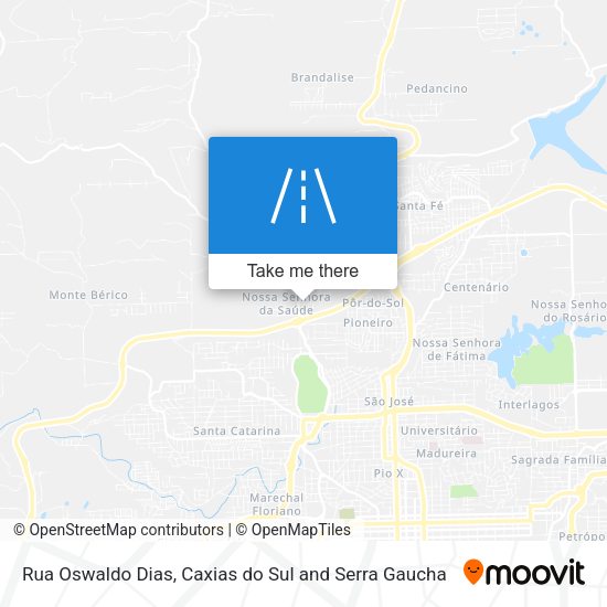 Rua Oswaldo Dias map