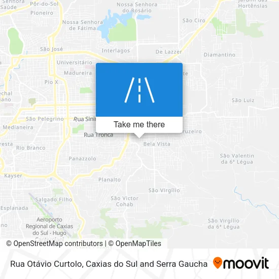 Rua Otávio Curtolo map