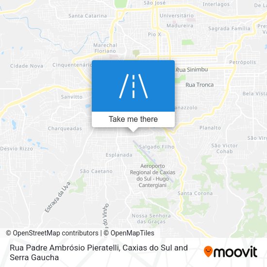 Rua Padre Ambrósio Pieratelli map