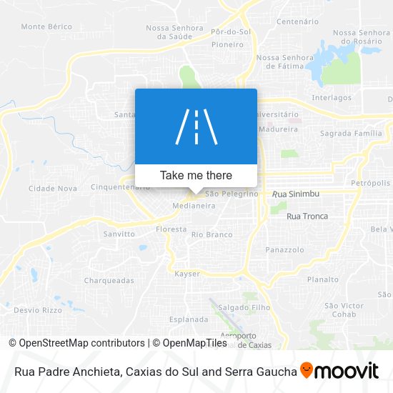 Rua Padre Anchieta map