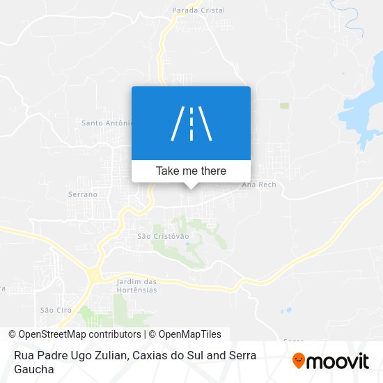 Rua Padre Ugo Zulian map