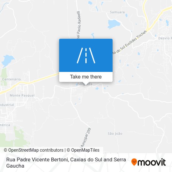 Rua Padre Vicente Bertoni map