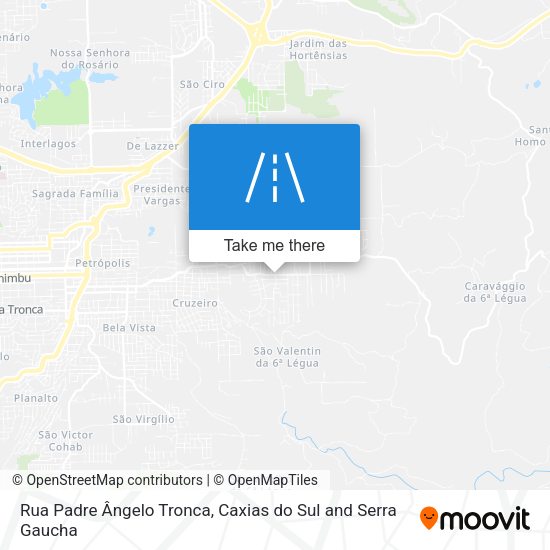 Rua Padre Ângelo Tronca map