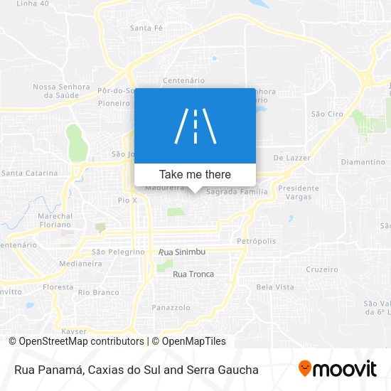 Rua Panamá map