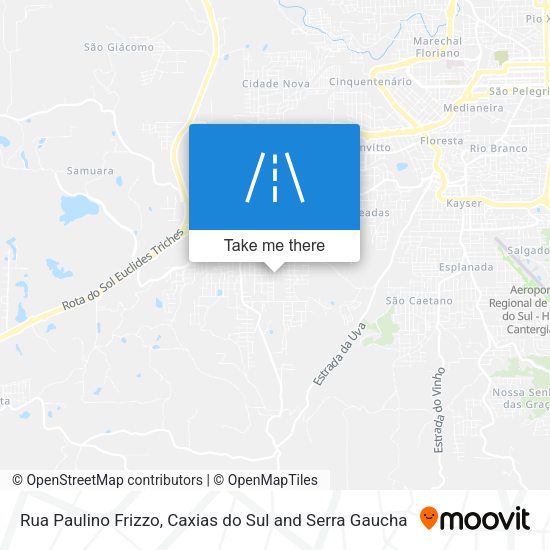 Rua Paulino Frizzo map