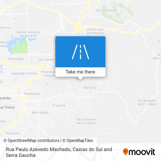 Rua Paulo Azevedo Machado map