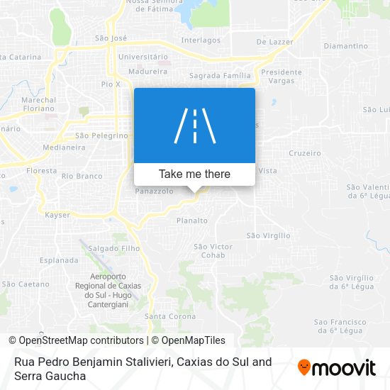 Rua Pedro Benjamin Stalivieri map