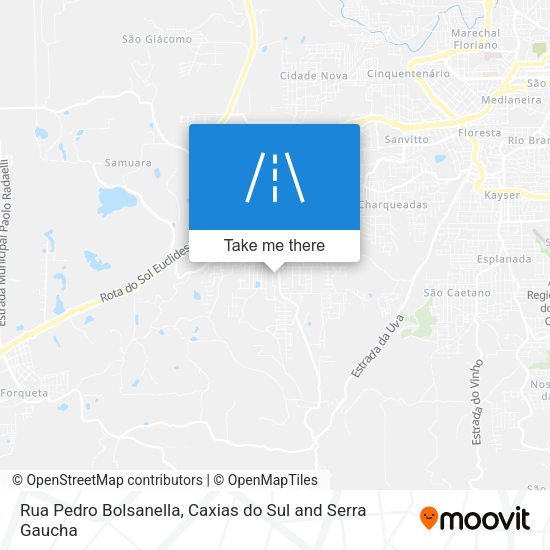 Rua Pedro Bolsanella map