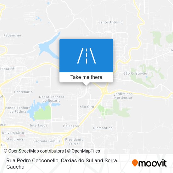 Rua Pedro Cecconello map
