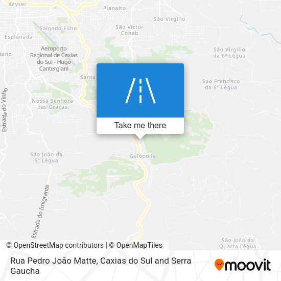Rua Pedro João Matte map