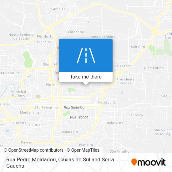 Rua Pedro Moldadori map