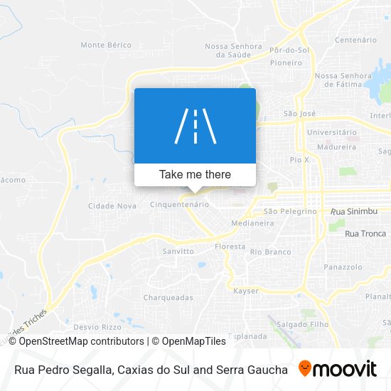 Rua Pedro Segalla map