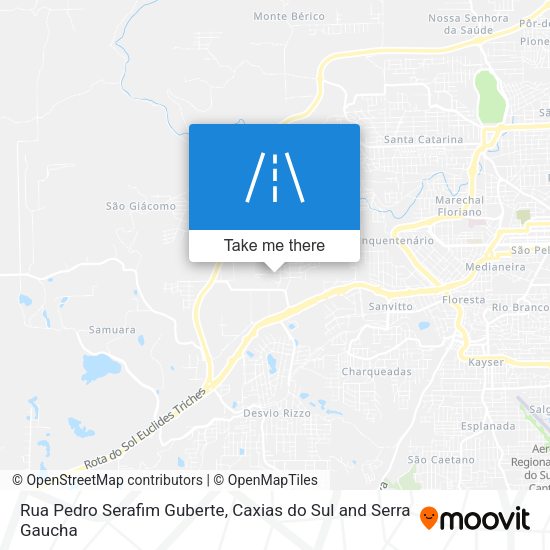 Rua Pedro Serafim Guberte map