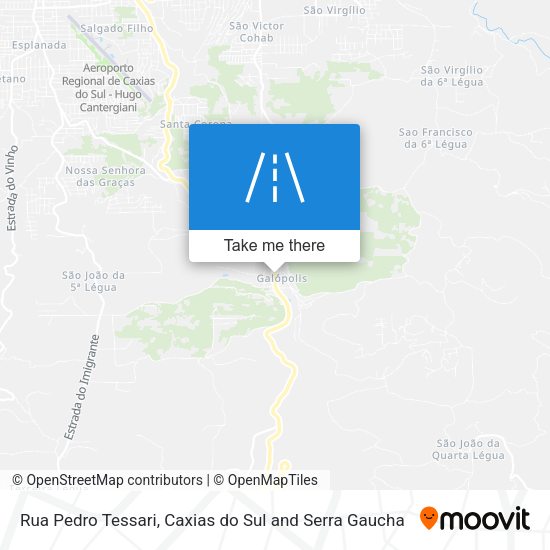 Rua Pedro Tessari map
