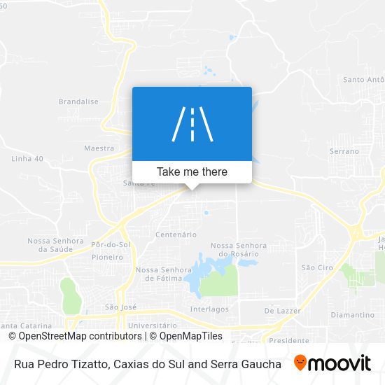 Rua Pedro Tizatto map