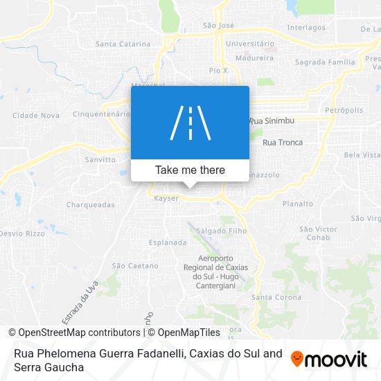 Rua Phelomena Guerra Fadanelli map