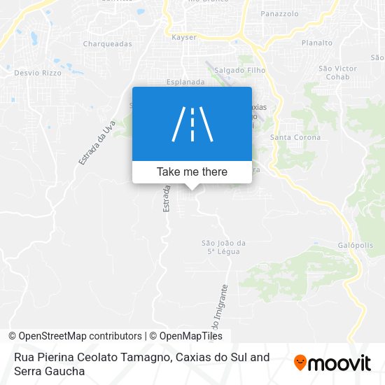 Rua Pierina Ceolato Tamagno map