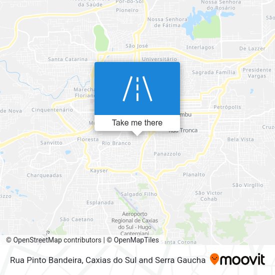Rua Pinto Bandeira map