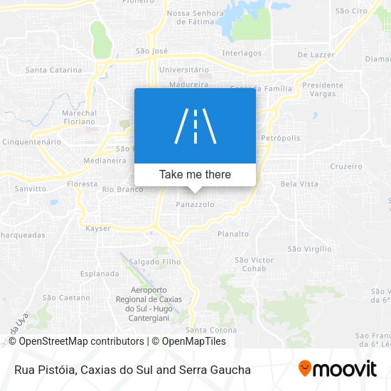 Rua Pistóia map