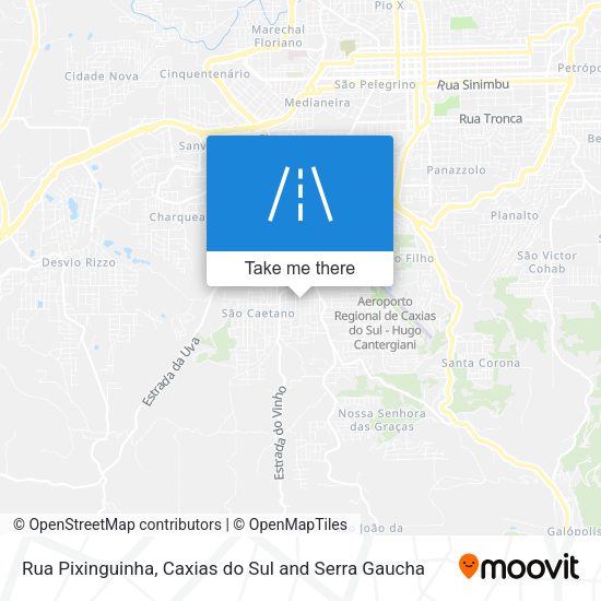 Rua Pixinguinha map