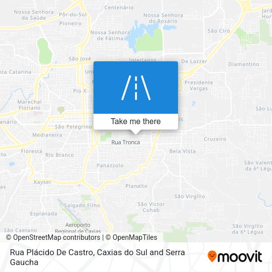 Rua Plácido De Castro map