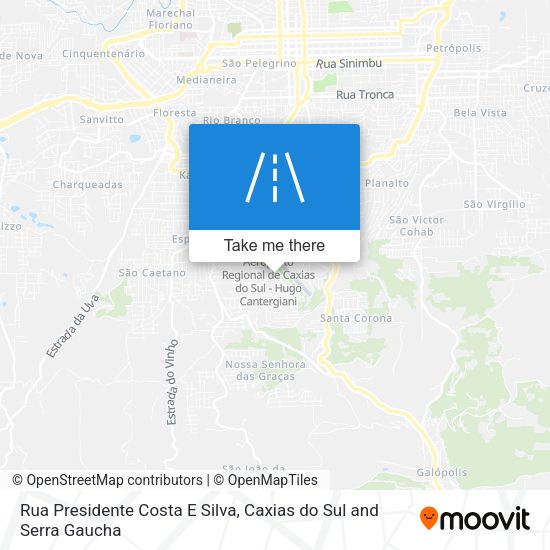 Rua Presidente Costa E Silva map