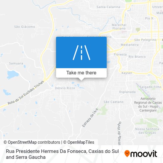 Rua Presidente Hermes Da Fonseca map