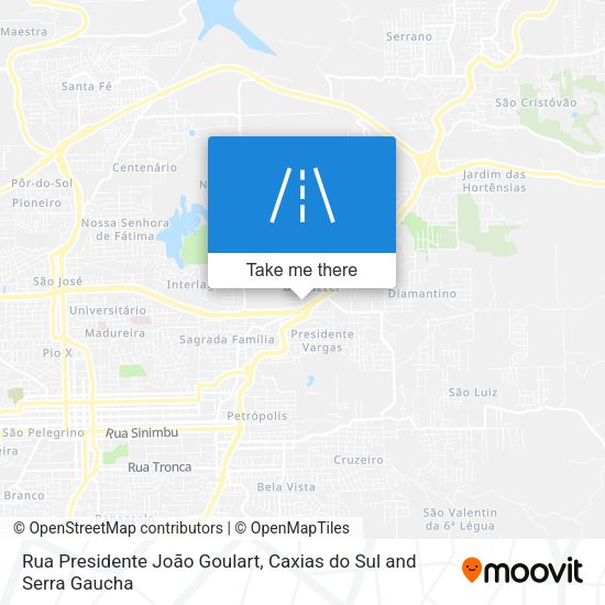 Rua Presidente João Goulart map