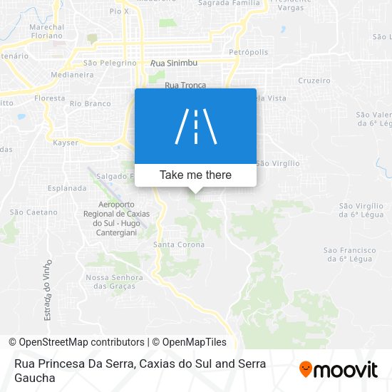 Rua Princesa Da Serra map
