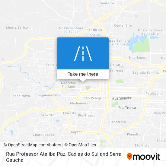 Rua Professor Ataliba Paz map