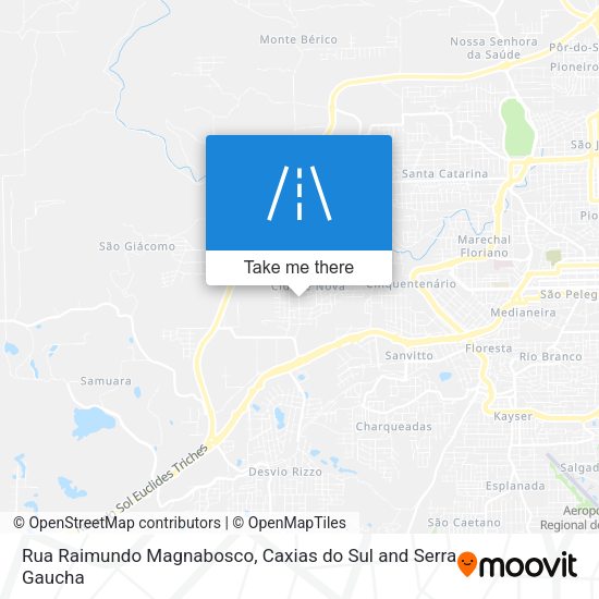 Rua Raimundo Magnabosco map
