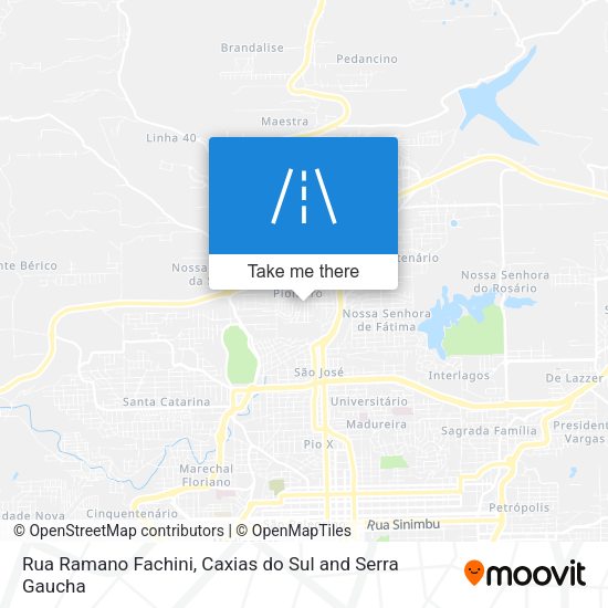 Rua Ramano Fachini map